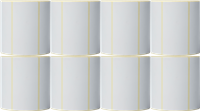 Brother BDE-1J050102-102 Rollo de etiquetas sencillo 102mm x 50mm Blanco