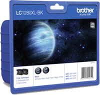 Brother LC-1280XL-BK Multipack negro