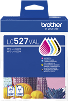 Brother LC527VAL Multipack negro / cian / magenta / amarillo