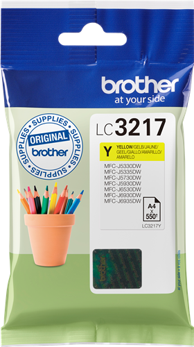 Brother LC3217Y amarillo Cartucho de tinta