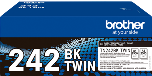 Brother TN-242BK TWIN Multipack negro