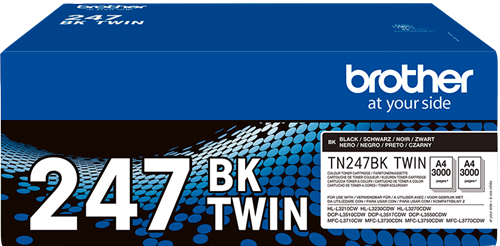 Brother TN-247BK TWIN Multipack negro