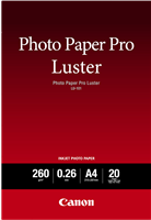 Canon Papel fotográfico Pro Luster A4 Blanco