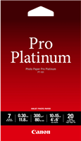 Canon Papel fotográfico Pro Platinum 10x15cm Blanco