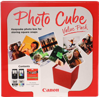 Canon PG-560+CL-561 Photo Cube negro / varios colores Value Pack
