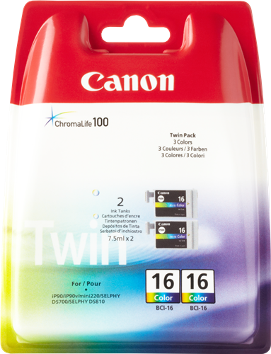 Canon BCI-16cl varios colores Cartucho de tinta