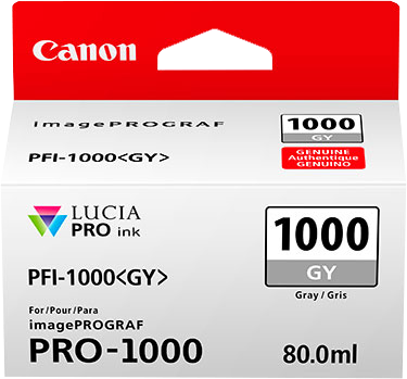 Canon PFI-1000gy Gris Cartucho de tinta