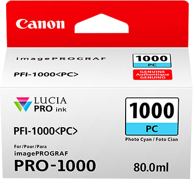 Canon PFI-1000pc cyanfoto Cartucho de tinta