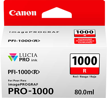 Canon PFI-1000r Rojo Cartucho de tinta