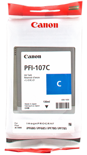 Canon PFI-107c cian Cartucho de tinta