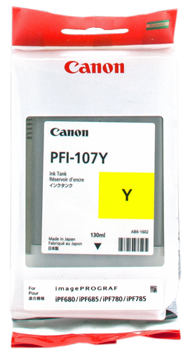 Canon PFI-107y amarillo Cartucho de tinta