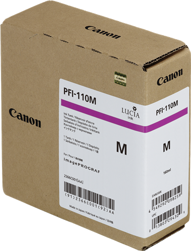 Canon PFI-110m magenta Cartucho de tinta