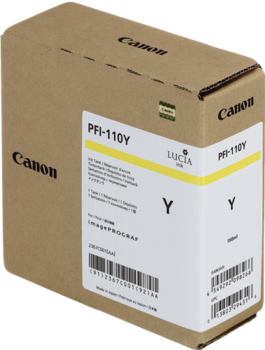 Canon PFI-110y amarillo Cartucho de tinta