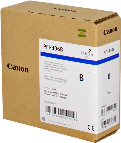 Canon PFI-306b Azul Cartucho de tinta