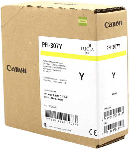 Canon PFI-307y amarillo Cartucho de tinta