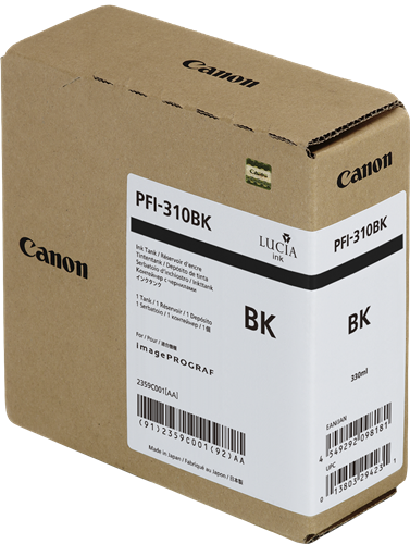 Canon PFI-310bk negro Cartucho de tinta