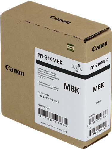 Canon PFI-310mbk negro Cartucho de tinta