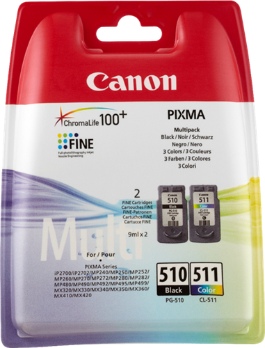 Canon PG-510+CL-511 Multipack negro / varios colores