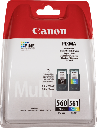 Canon PG-560+CL-561 Multipack negro / varios colores