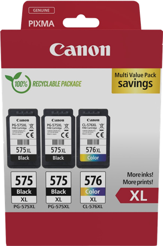 Canon PG-575XL+CL-576XL Multipack negro / varios colores