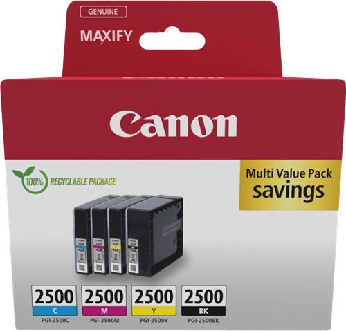 Canon PGI-2500 Multipack negro / cian / magenta / amarillo