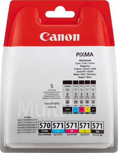 Canon PIXMA MG5752 PGI-570+CLI-571