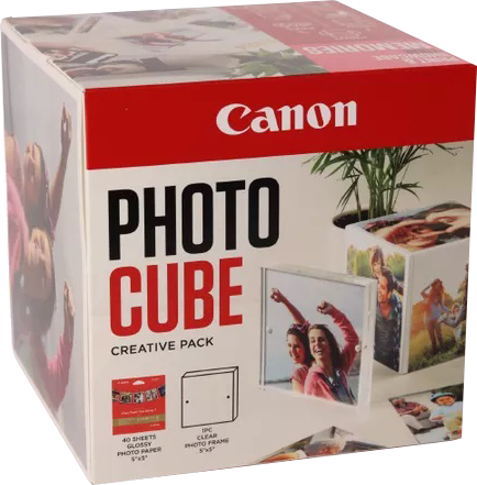 Canon PP-201 5x5 Photo Cube Creative Pack Rosado Value Pack