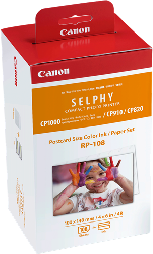 Canon Selphy CP-1300 WH RP-108 Photo