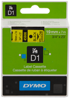 DYMO Cinta mecanográfico Negro sobre amarillo