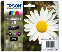 Epson 18 Multipack negro / cian / magenta / amarillo