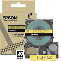 Epson LK-4YAS Cinta mecanográfico Grissobreamarillo