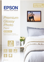 Epson Papel fotográfico brillante premium A4 Blanco