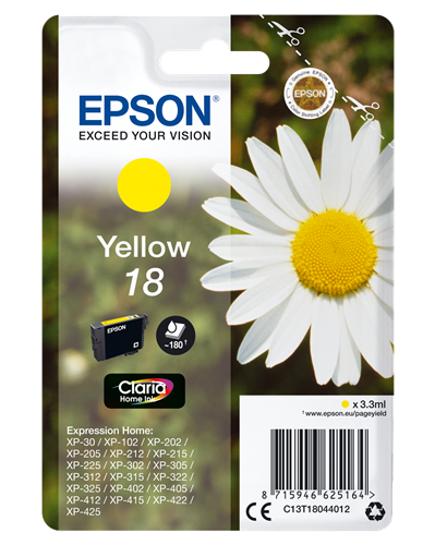 Epson 18 amarillo Cartucho de tinta