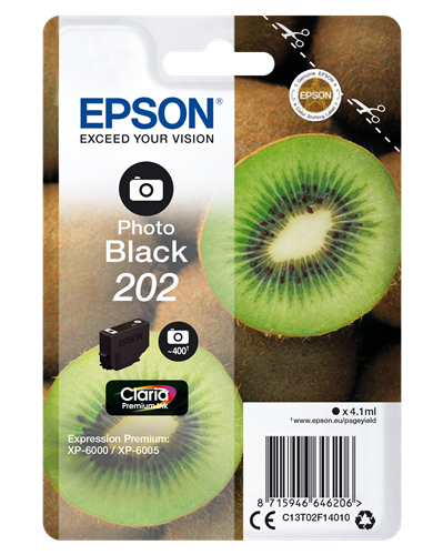 Epson 202 Negro (foto) Cartucho de tinta