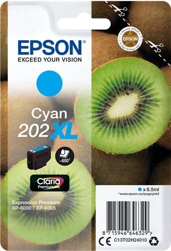 Epson 202XL cian Cartucho de tinta