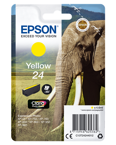 Epson 24 amarillo Cartucho de tinta