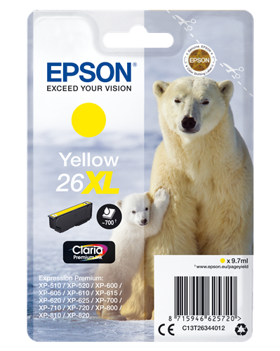 Epson 26 XL amarillo Cartucho de tinta