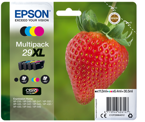 Epson 29 XL Multipack negro / cian / magenta / amarillo