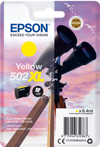 Epson 502XL amarillo Cartucho de tinta