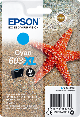 Epson 603XL cian Cartucho de tinta