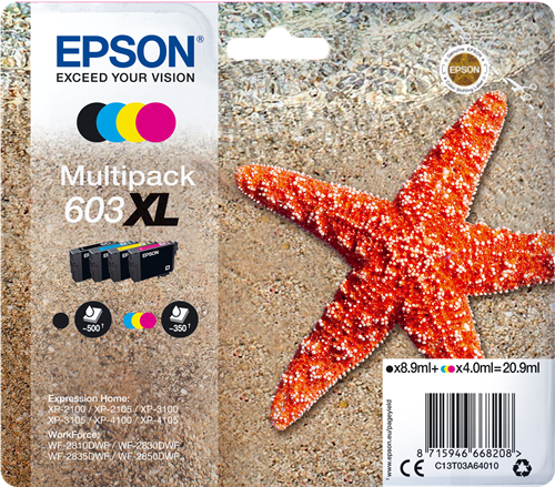 Epson 603XL Multipack negro / cian / magenta / amarillo
