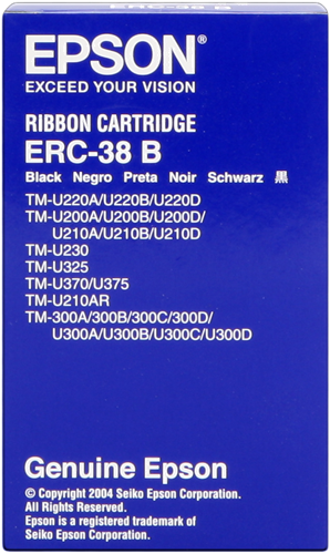 Epson ERC-38 B negro Cinta nylon
