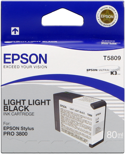 Epson T5809 lightlightblack Cartucho de tinta