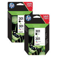 HP 301 Promo-Pack Multipack negro / varios colores
