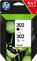 HP 302 Multipack negro / varios colores