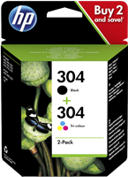 HP 304 Multipack negro / varios colores
