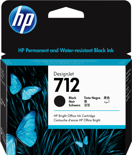 HP 712 negro Cartucho de tinta