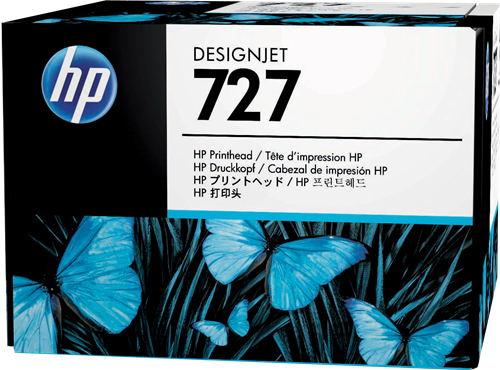 HP 727 Cabezal de impresión negro / cian / magenta / amarillo