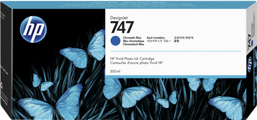 HP 747 Azul Cartucho de tinta