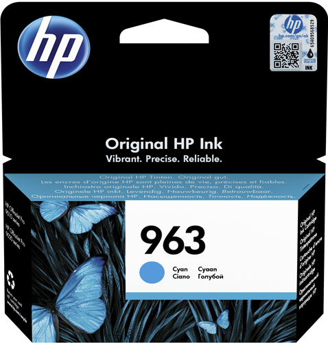 HP 963 cian Cartucho de tinta